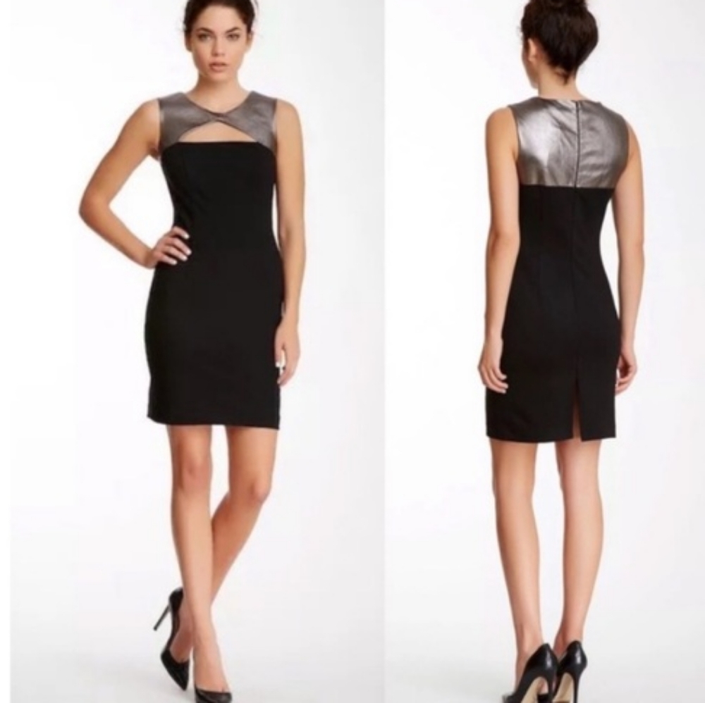 NWT! TRINA TURK BLACK LUCASTA DRESS SIZE: 10